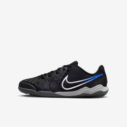 Nike Jr. Tiempo Legend 10 Academy Younger/Older Kids' Indoor/Court Low-Top Soccer Shoes – Black