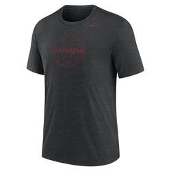 Canada Core Men's Nike Tri-Blend Short-Sleeve Soccer Tee – Black