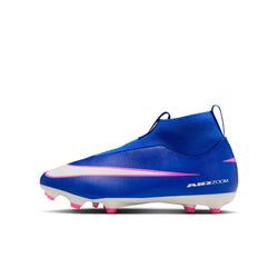 Nike Jr. Mercurial Superfly 10 Academy Younger/Older Kids' Multi-Ground High-Top Soccer Cleats – Blue