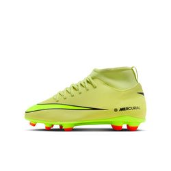 Nike Jr. Mercurial Superfly 10 Club Younger/Older Kids' Multi-Ground High-Top Soccer Cleats – Volt