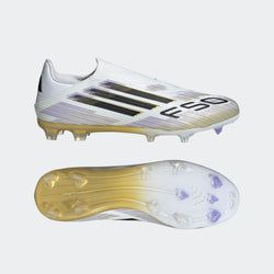 adidas F50 LEAGUE Laceless Firm Ground Football Boots – White