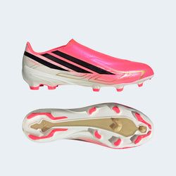 adidas F50 LEAGUE Laceless Firm Ground Football Boots – Pink