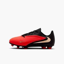 Nike Jr. Phantom 6 Low Club Big Kids' Multi-Ground Soccer Cleats – Red