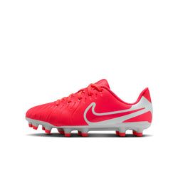 Nike Jr. Tiempo Legend 10 Club Younger/Older Kids' Multi-Ground Low-Top Soccer Cleats – Lava