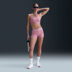 Nike Pro Women's 3" Shorts – Lt Pink