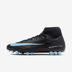 Nike Mercurial Superfly 10 Academy Artificial-Grass High-Top Soccer Cleats – Black