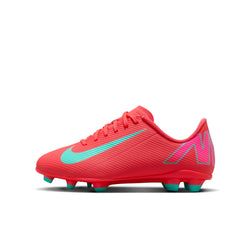 Jr. Mercurial Vapor 16 Club Younger/Older Kids' Multi-Ground Low-Top Soccer Cleats – Red