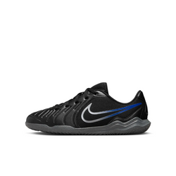 Nike Jr. Tiempo Legend 10 Club Little/Big Kids' Indoor/Court Low-Top Soccer Shoes – Black