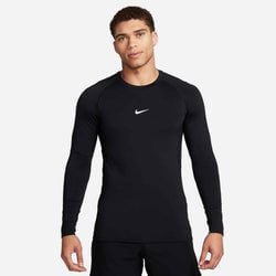 Nike Pro Men's Dri-FIT Slim Long-Sleeve Fitness Top – Black
