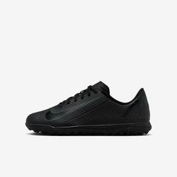 Nike Jr. Mercurial Vapor 16 Club Younger/Older Kids' Turf Low-Top Soccer Shoes – Black