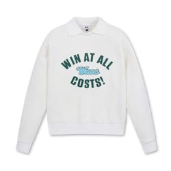 WOMEN ソフトタッチロゴスウェット アイボリー