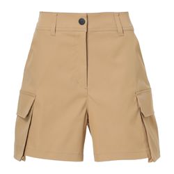 25SS】WOMEN スパンライクカーゴショートパンツ ベージュ