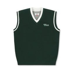 MEN ハイブリッドVネックベスト グリーン