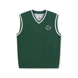 MEN ハイブリッドニットベスト グリーン