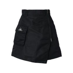 WOMEN サスティナブルナイロン スカート ブラック