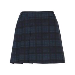 24AW】WOMENS シーズンチェックスカート ティールブルー/072244371