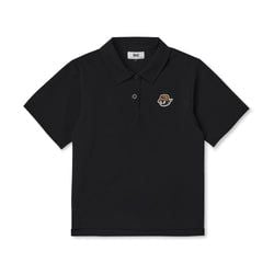 Jordan ブラック ロゴ ポロシャツ【新品・未使用・タグ付き】 MEN レトロロゴポロシャツ ブラック