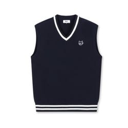 MEN ニットベスト ネイビー