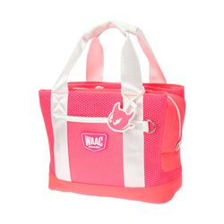 UNISEX シアーレイヤー カートバッグ ピンク