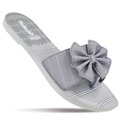 Grey flip flops womens online