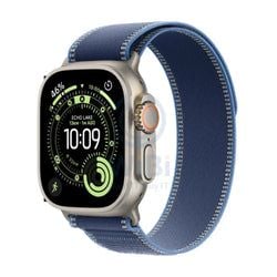 Natural Titanium Case with Blue/Bright Blue Trail Loop