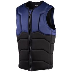 Uitvoering – Full Padded Frontzip Zwart/Blauw