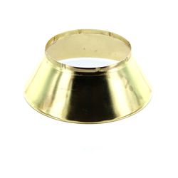 401 Steel (New Style) Standard Escutcheon Skirt, Brass, ID 2 3/16"