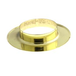 401 Steel (New Style) Flush Escutcheon Skirt, Brass 2 3/16" ID