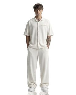 Co-ord Set – Cream Ribbed