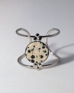 Stone – Dalmatian Jasper Silver