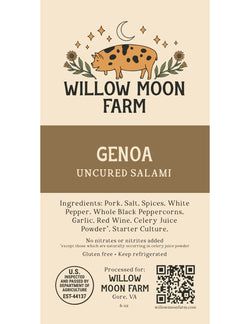 Salami Options – Genoa