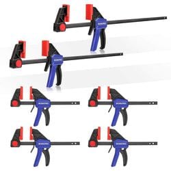Size – 6-Pack 6" And 12" Bar Clamps