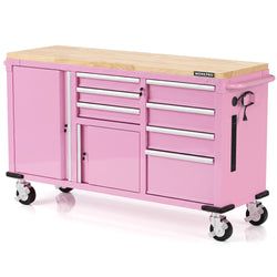 62" x 20"(7-Drawer & 2-Door) – Pink