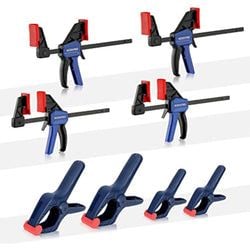 Size – 8-Pack 4-1/2" Bar Clamps And Spring Clamps