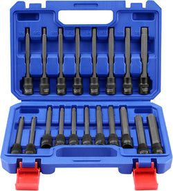 Style – 19-Piece Extra Long Torx Bit Socket Set