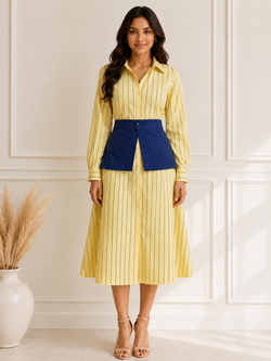 Color – Lime-white stripes