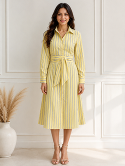 Color – Lime-white stripes
