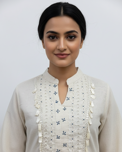 Floral Embroidered Kurta & Palazzo Set – 2