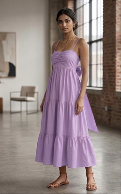 Tiered Maxi Dress – Lavender