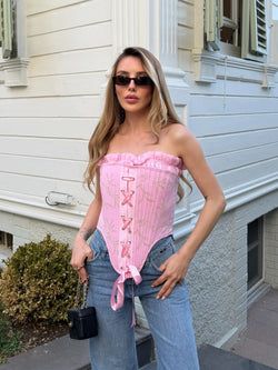 Pembe Tasarım Korse
