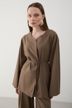 Vizon İpli Kimono Takım