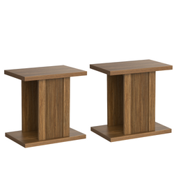 Type – Side Table in Walnut Set of 2