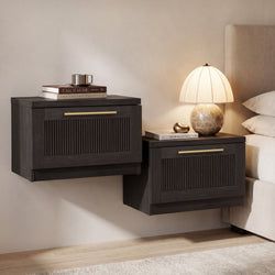 Style: – Floating Nightstand，set of 2