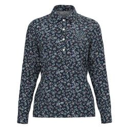 &エルシー花鳥プリント 長袖シャツ &エルシー花鳥プリント 長袖シャツ