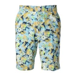 24SS】MEN ドライフラワープリント ショートパンツ スカイブルー