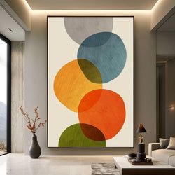 Serene Abstract Harmony Canvas Painting