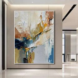 Modern Dynamic Abstract Canvas Painting